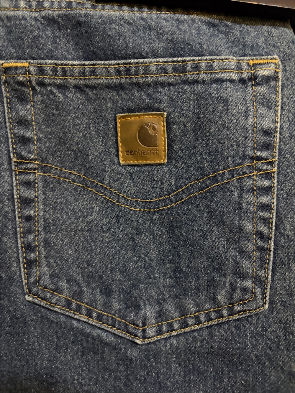 Vintage Carhartt 42x30 B480 DPS Jeans Made in Mexico